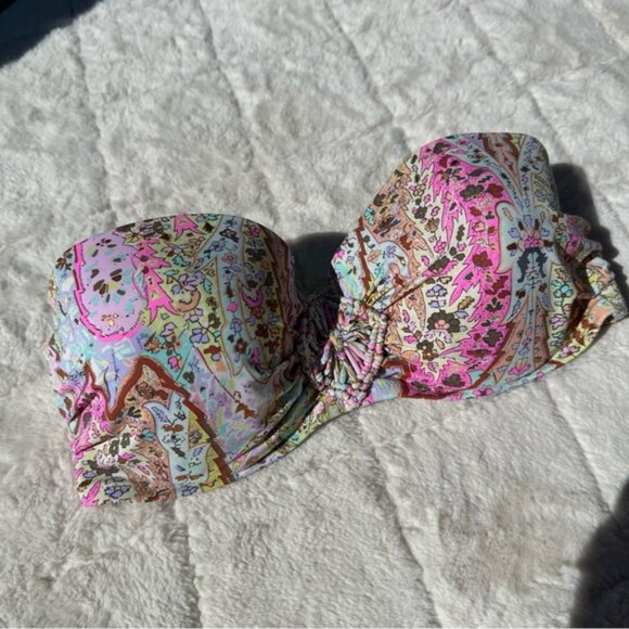 Victoria's Secret | "Byron Bay" Strapless Bikini Top | Size 34DD - Picture 2 of 11